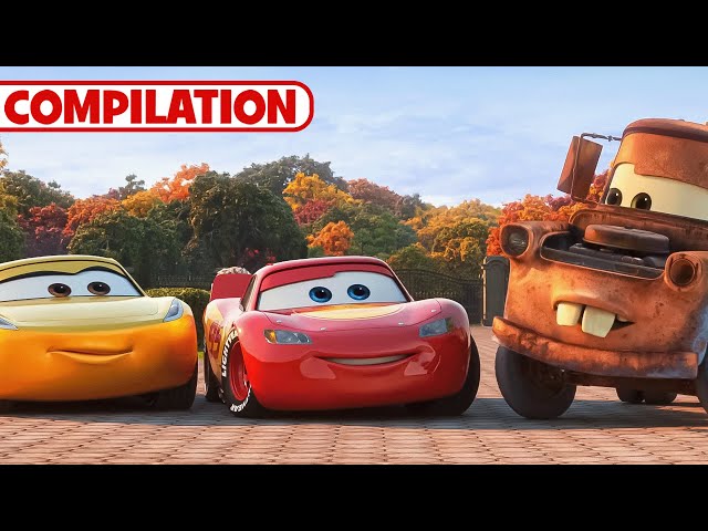 Every Cars on the Road Episode! ⚡️ | Pixar's: Cars On The Road | Compilation | @disneyjr