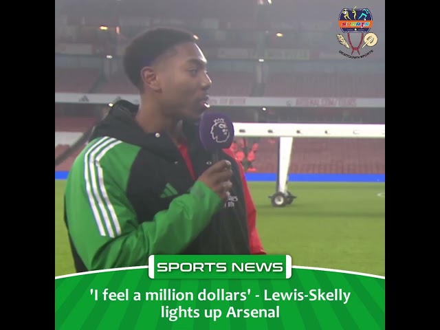 Desitdown Sports ('I feel a million dollars' Lewis Skelly lights up Arsenal) #desitdown #sports