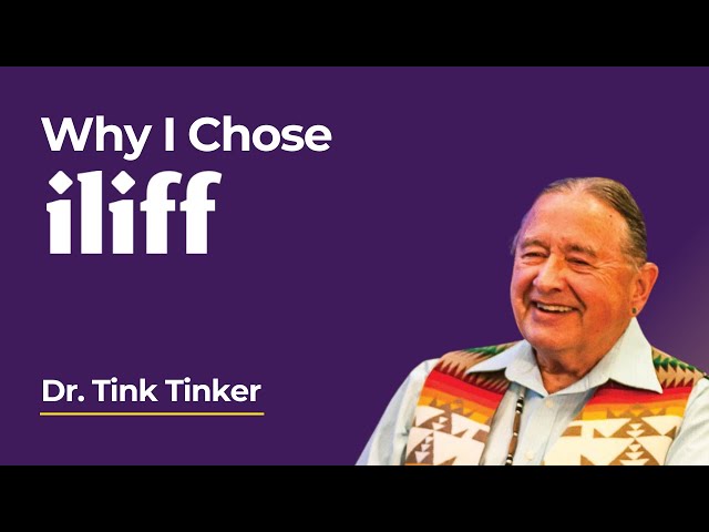 Dr. Tink Tinker explains why he chose Iliff School of Theology