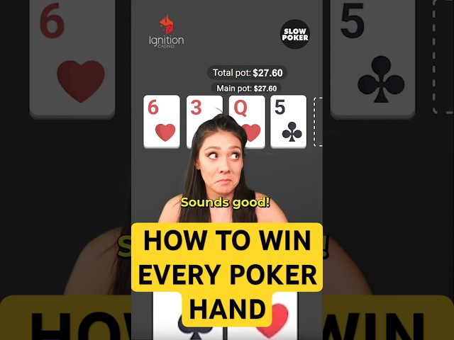 The SECRET to winning EVERY POKER HAND (ft. @NikkiLimo)