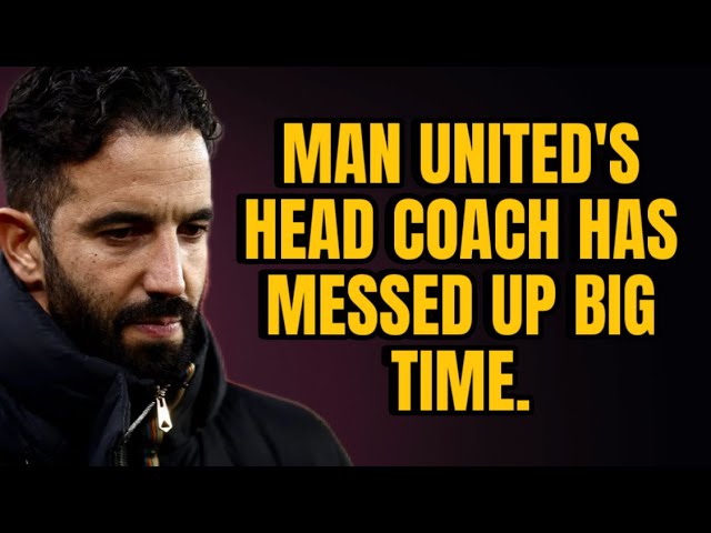 Rúben Amorim In Serious Tears😭 As HUGE Mistake – Has Just Ruined His Man United Career?!🔥😱