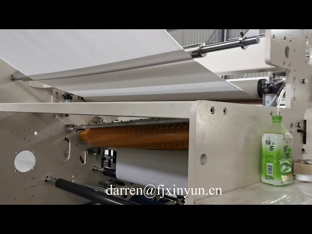 Good price automatic glue lamination maxi roll tissue paper rewinding machine