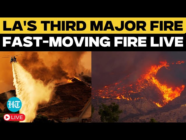 California Wildfire LIVE: Hughes Fire Threatens Homes in Castaic | Mass Evacuations Ordered, LA Fire