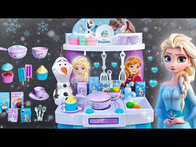 70 Minutes Satisfying with Unboxing Disney Frozen Elsa Kitchen Playset, Toys Collection Review ASMR