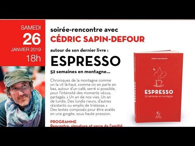 Soirée Rencontre espace Guérin avec Cédric Sapin-Defour - 26 janvier 2019