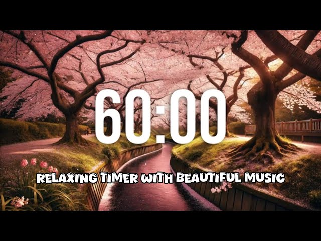 60 Minute( 1 Hour ) Relaxing Timer | Beautiful Music for Peaceful Focus #60minutes