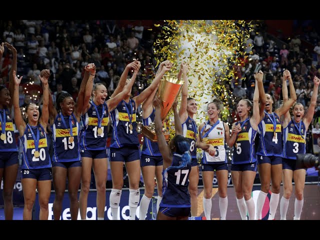 FINALE EUROPEO di PALLAVOLO femminile Italia - Serbia