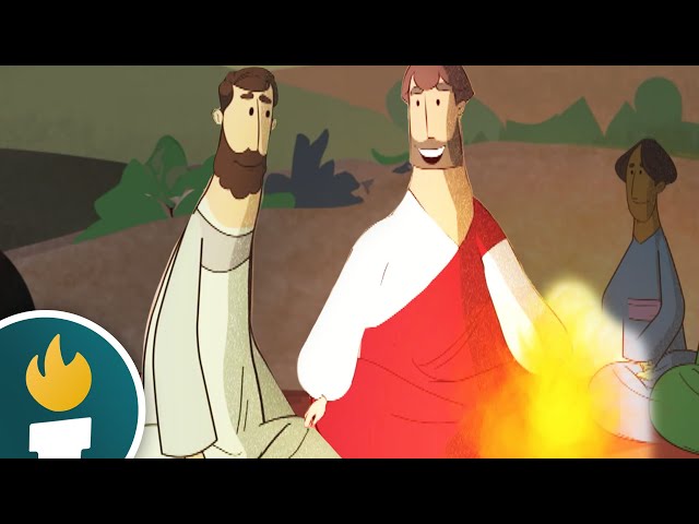 Peter Denies Jesus 3 Times | Animated Bible Story For Kids