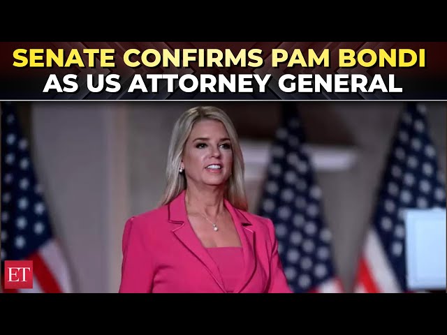 Pam Bondi confirmed as US attorney general by Senate with 54-46 votes