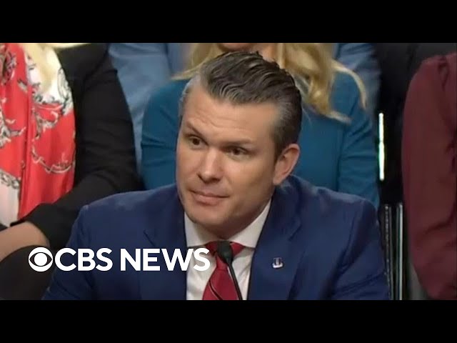 Democrats grill Pete Hegseth at his confirmation hearing