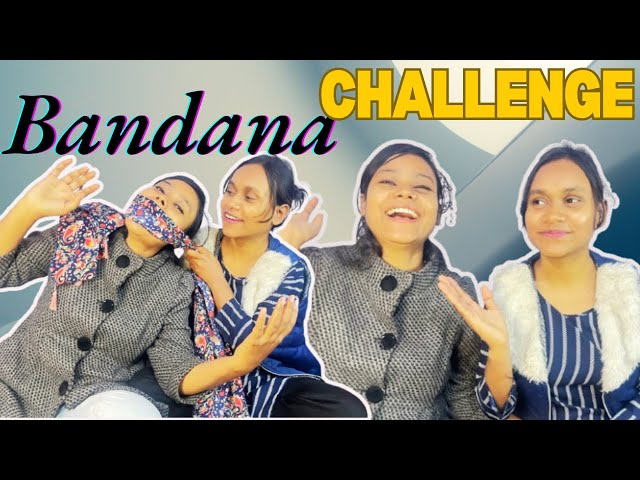 Bandana Challenge😱🤐|| Sisters Challenge || @neelampal1311