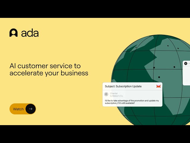 ada CX | scale your customer service effortlessly with AI