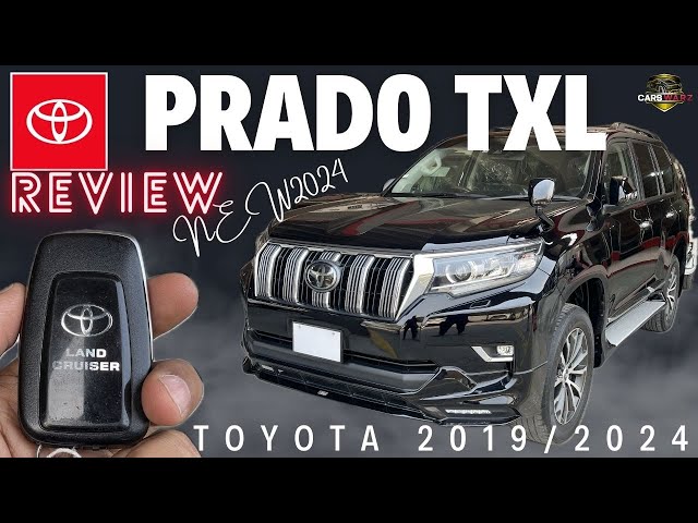 Unveiling the 2024 Imported Prado TXL: Black-on-Black Elegance | Luxury SUV Review #carswarz #toyota