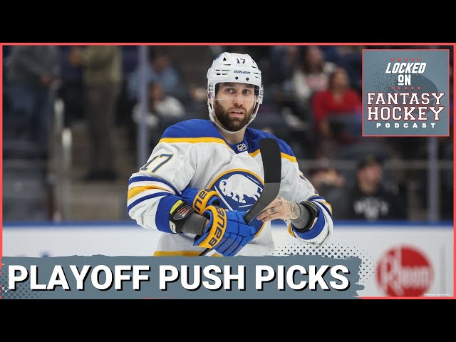 BEST Fantasy Hockey Must Adds for YOUR Playoff Push! | Huberdeau | Zucker | Doan | Cirelli | & More