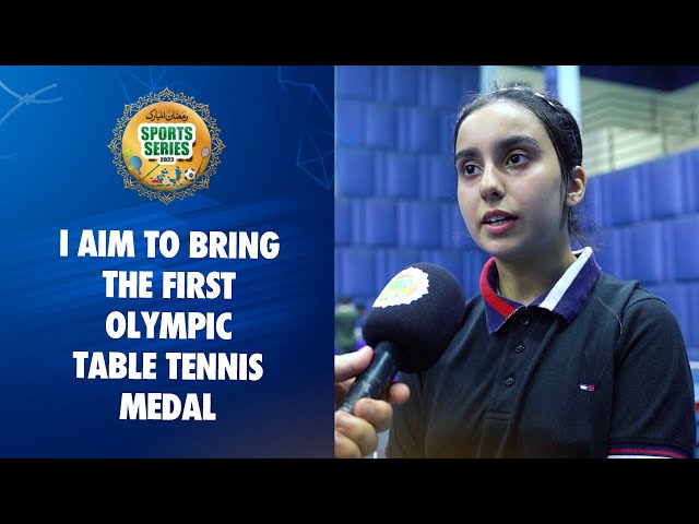 I aim to bring the first Olympic Table Tennis medal for Pakistan: Perniya Khan | M1A2T