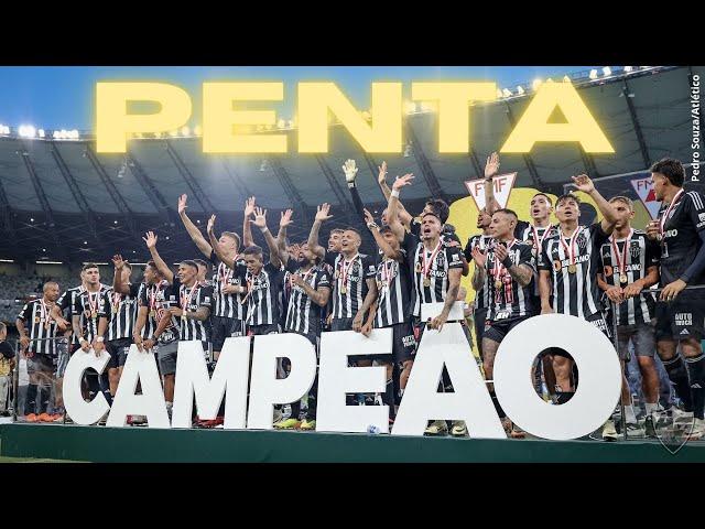 GALO PENTA CAMPEÃO MINEIRO: SUPREMACIA