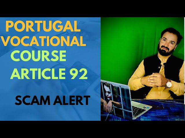 Portugal article 92 vocational courses / TRC in Portugal 🇵🇹/ Portugal immigration update