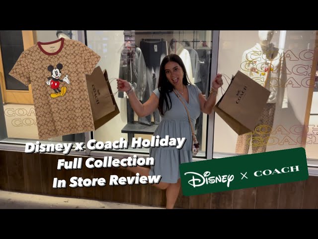 New DISNEY X COACH OUTLET & Coach Men Winter 2023 Collection Full in store Review and purchase