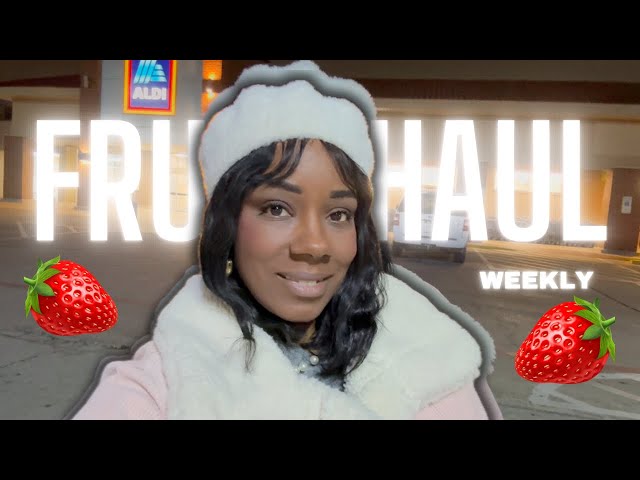 WEEKLY SHOPPING HAUL🍎🍉 ALL FRUIT DIET WHOLE FOODS, ALDI'S & LOCAL MARKET | WHAT I EAT IN A DAY/ WEEK