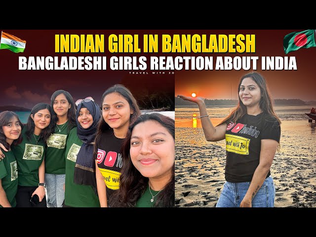 Indian girl Meeting Bangladeshi girls 🇧🇩 Exploring Sunderban forest Bangladesh 🇧🇩 🌳by Cruise 🚢