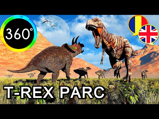 360° Video Velociraptor Attack Tricerstops Trex Parc Daniel Nelu Travel Vlog Stegosaurus Tyranosaurs