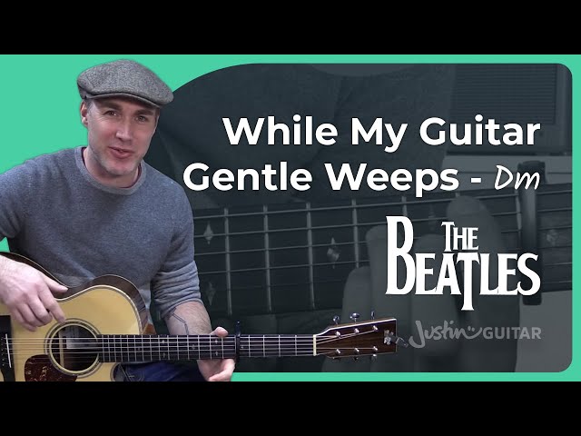 While My Guitar Gently Weeps Guitar Lesson | The Beatles - Love Version