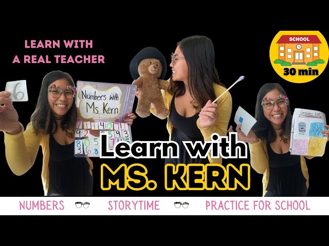 Interactive Learning with Ms. Kern: Giraffes Can't Dance, Magnetiles, and More!