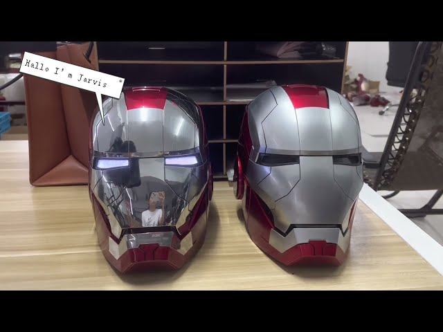 What's the difference between the 2 iron man mk5 helmets