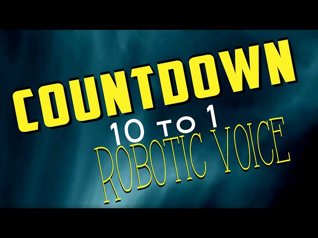 Countdown Timer | 10 sec with Sound effects and Girl Voice 4K | CD5