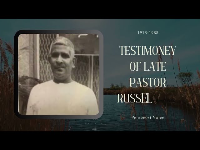 Testimoney of Late pastor Russel Rose#tpm #testimony #pentecostvoice