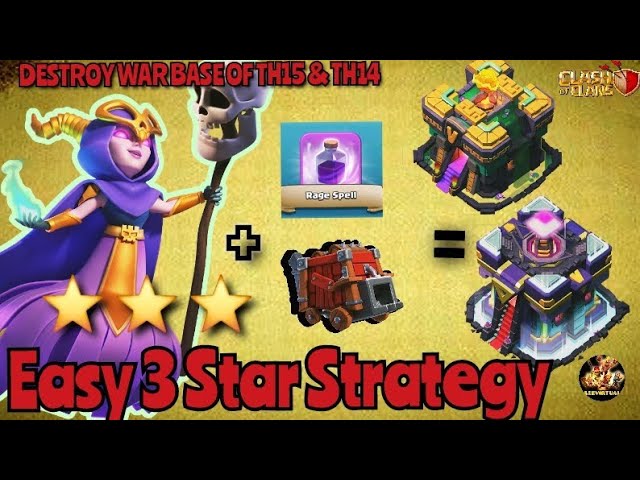 "Super Witches + Log Launcher = TOTAL DESTRUCTION! 🔥 Easy 3-Star on TH15 & TH14! 🚀 | @LeeVirtual123