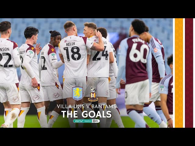 THE GOALS: Aston Villa U21s v Bradford City