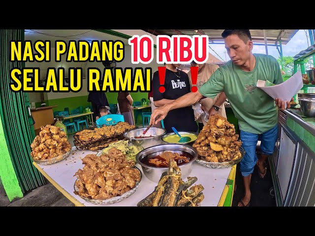 WISATA KULINER SUMATRA BARAT❗️NASI PADANG PALING ENAK DAN MURAH DI KOTA PADANG  MASAKAN KHAS MINANG