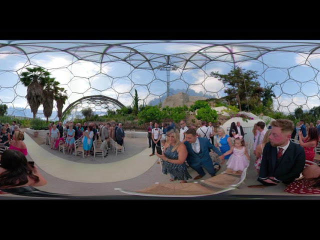 Eden Project 360 Wedding Video Billy & Rebecca