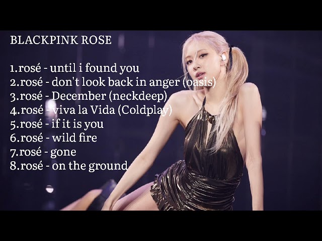 BLACKPINK ROSÉ full album playlist 2023