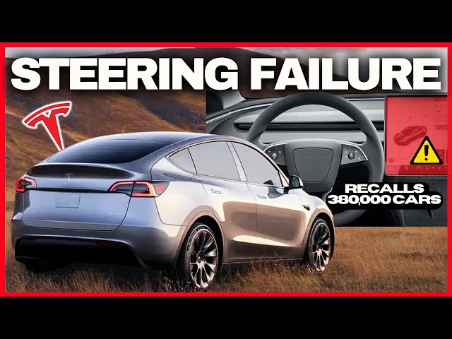 Tesla Issues Recall for 380,000 Cars Over Potential Power Steering Failure