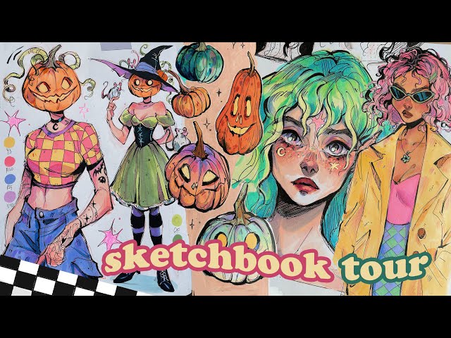 🪐✨ Sketchbook tour 2023-2024 ✨🪐