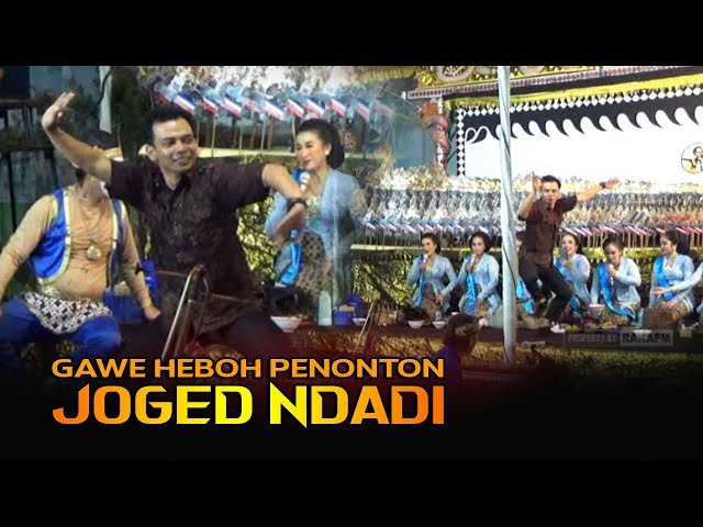 Penonton Bikin Heboh Joged Ndadi di Panggung Wayang Ki Sigit Cilacap