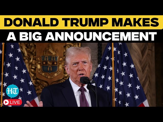 Trump Speech LIVE | Donald Trump Makes Big Announcement | Trump Latest News Live | US News