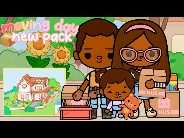 NEW Big Family Home Update! ⭐️📦 *MOVING DAY* || VOICED🔊 || Toca Boca Life World 🌎 #tocaboca