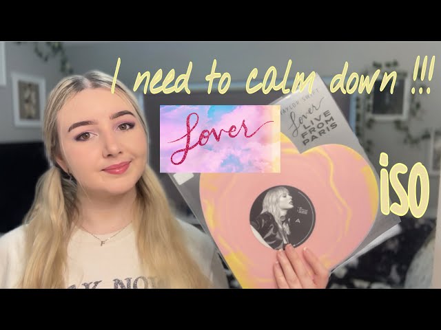 Taylor Swift "Lover (Live from Paris)" Vinyl Unboxing 🩷