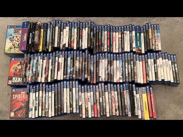 PS4 game collection