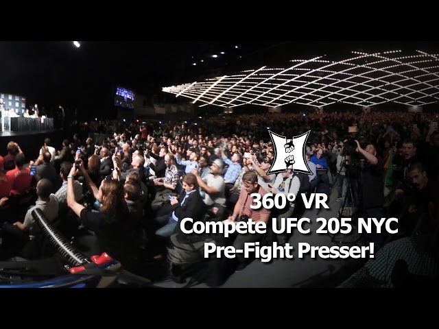 (360° 4K / VR) UFC 205 Presser: Alvarez / McGregor / Woodley / Thompson / Jedrzejczyk / Kowalkiewicz