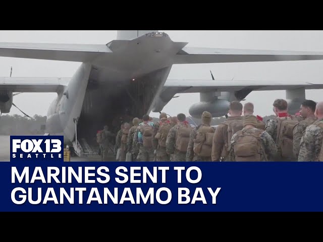 US Marines sent to Guantanamo Bay