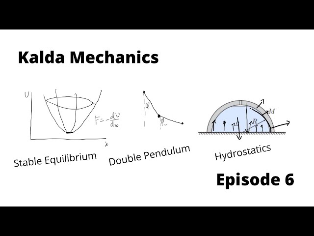 Hydrostatics and Equilibrium with 2 Degrees of Freedom | Kalda Mechanics Series Ep. 6