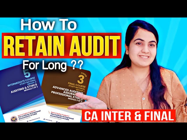 You Will Never FORGET "Audit & Law" After This💯 CA May 2025 Exams | Theory Subjects 📚| CA Learners