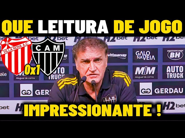 ENTREVISTA CUCA PASSOU A VISÃO ! VILA NOVA 0 X 1 ATLÉTICO-MG NOTÍCIAS DO GALO HOJE