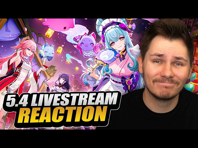 THE NEW GENSHIN IMPACT UPDATE LOOKS...OKAY | 5.4 LIVESTREAM REACTION