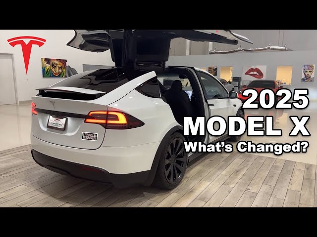 2025 Tesla Model X Plaid Review! New Interior Enhancements And More