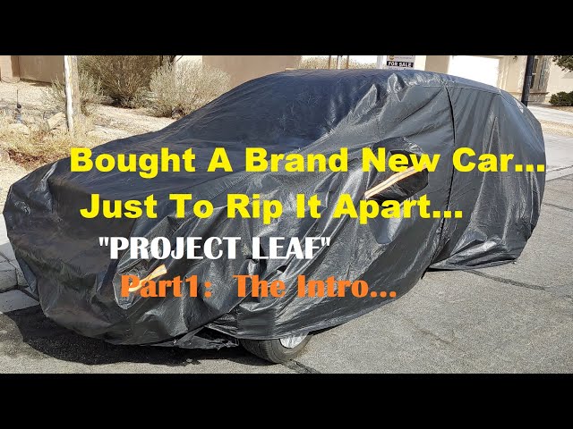 Bought A Brand New Car Just To Rip It Apart... "PROJECT LEAF" Part1: The Intro...